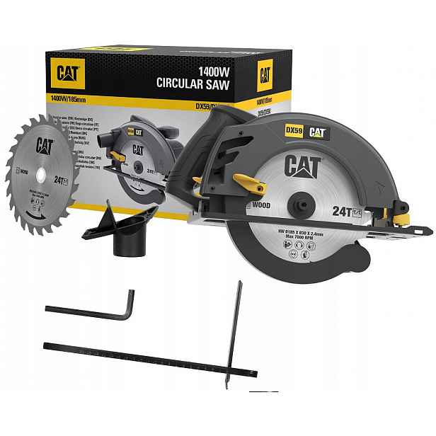Ruční Síťová Kotoučová Pila 1400W Cat
