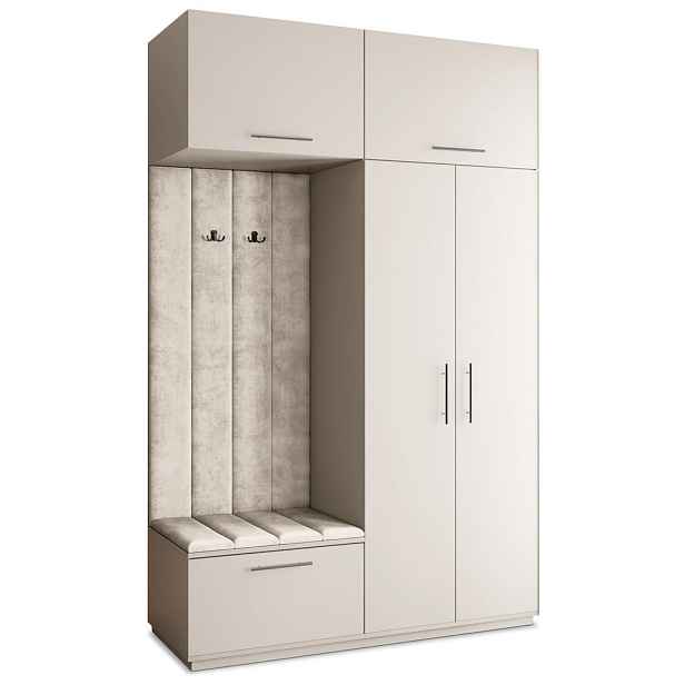 MASSENO MODERNÍ PŘEDSÍŇOVÁ SKŘÍŇ REMA, 150/240/60 cm, kašmírová
