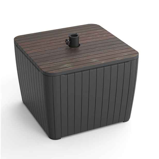 KETER Úložný box ZION DECO | walnut / grafit