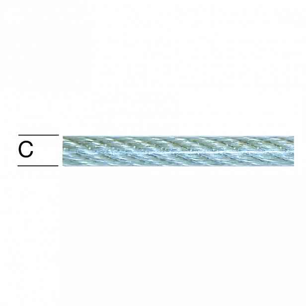 Lanko ocelové plast 2/3mm