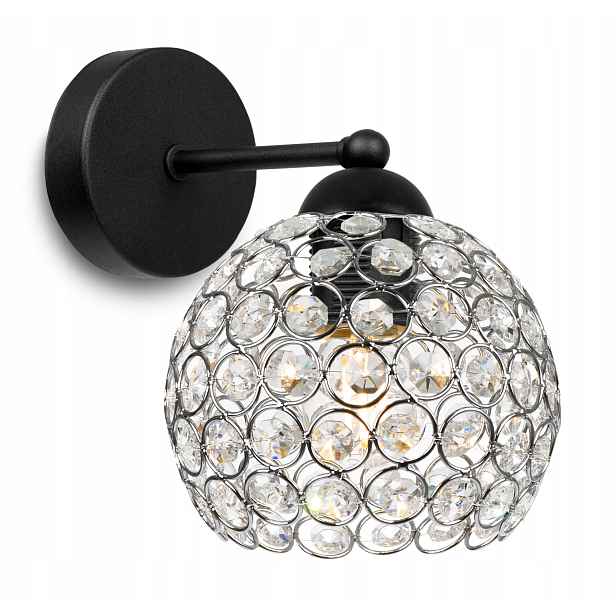 Moderní Lampa Knkiet Elegantní Křišťály Chrom