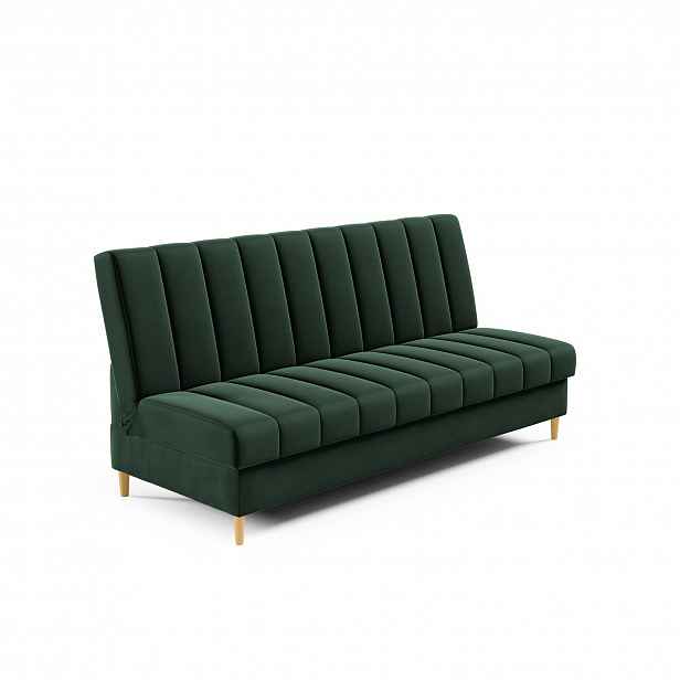 Rozkládací pohovka 180 WAY Tmavě zelená