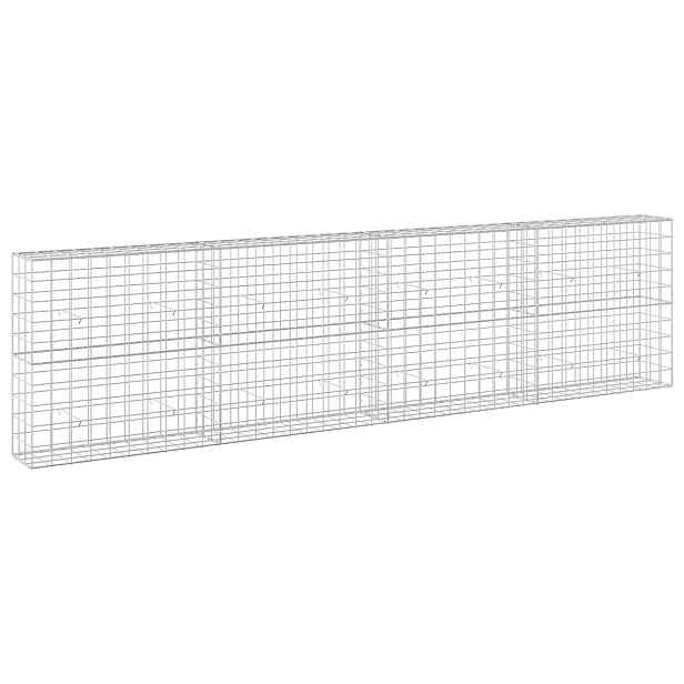 vidaXL Gabion s drátem 3,5 mm a síťkou 10x10 cm 400x30x100 cm