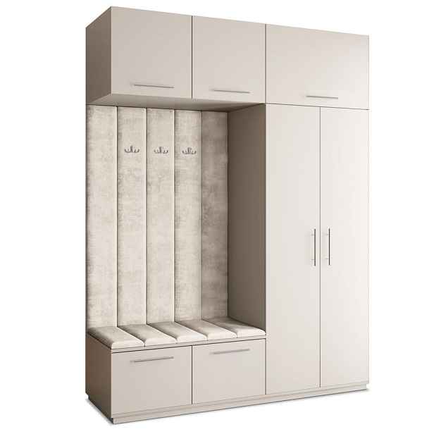 MASSENO MODERNÍ PŘEDSÍŇOVÁ SKŘÍŇ REMA, 180/240/60 cm, kašmírová