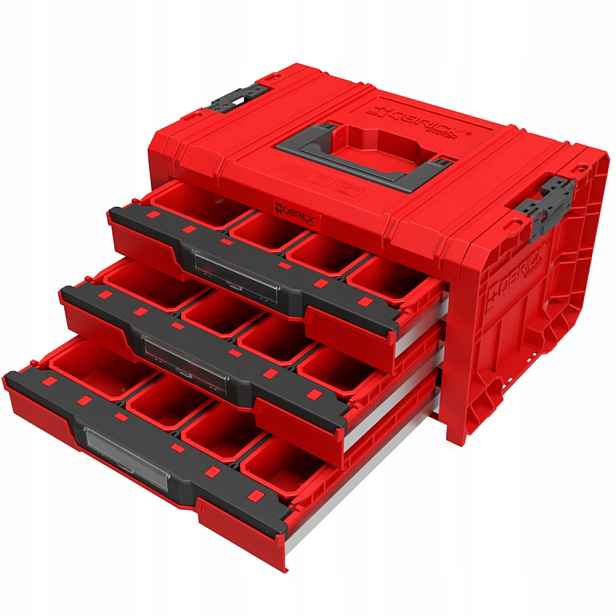 Skříňka Pro Drawer 3 Toolbox Expert Qbrick Red