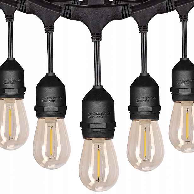 Světelná Girlanda 20 Led Zahradní Lampy Závěsné Žárovky 20 M