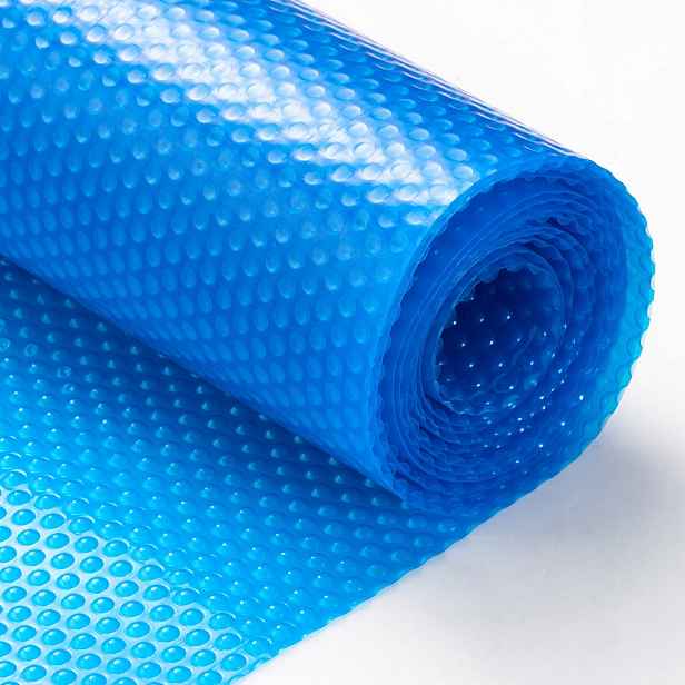 Krycí Plachta do bazénu 11x5,5 m, šířka 0,3 mm, modrá barva omezuje zamlžování