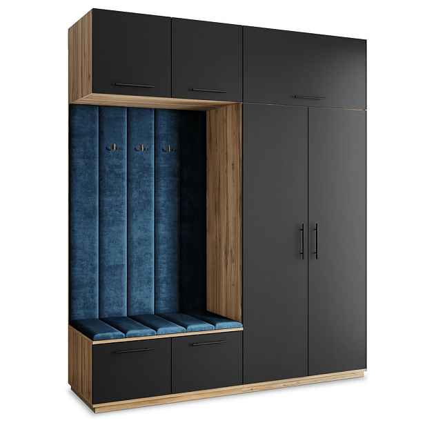 MASSENO MODERNÍ PŘEDSÍŇOVÁ SESTAVA REMA, 200/240/60 cm, dub Wotan