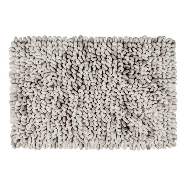 Šedobéžová textilní koupelnová předložka 60x90 cm Lerici – Wenko