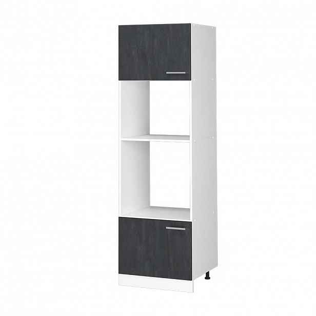 Vicco SKŘÍŇKA NA MIKROVLNNOU TROUBU R-Line Černý beton 60 cm bez pracovní desky