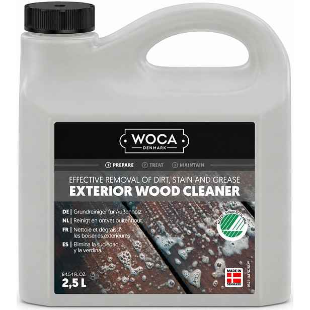 Woca Exterior Wood Cleaner 2,5L koncentrát pro čištění teras a fasád