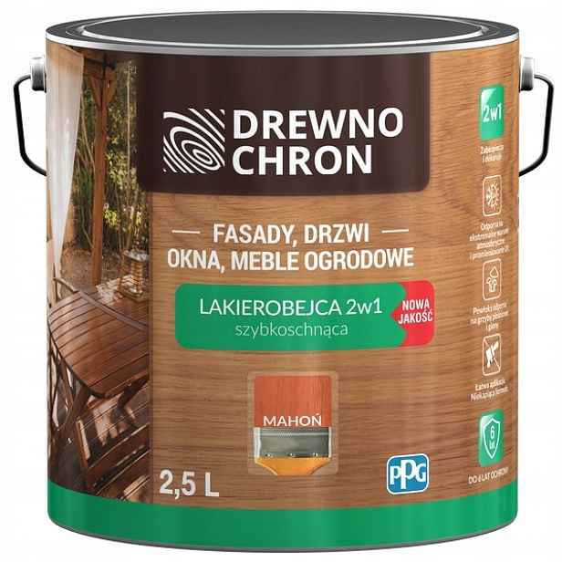 Drewnochron Lakobejca 2v1 2.5 l Mahagon
