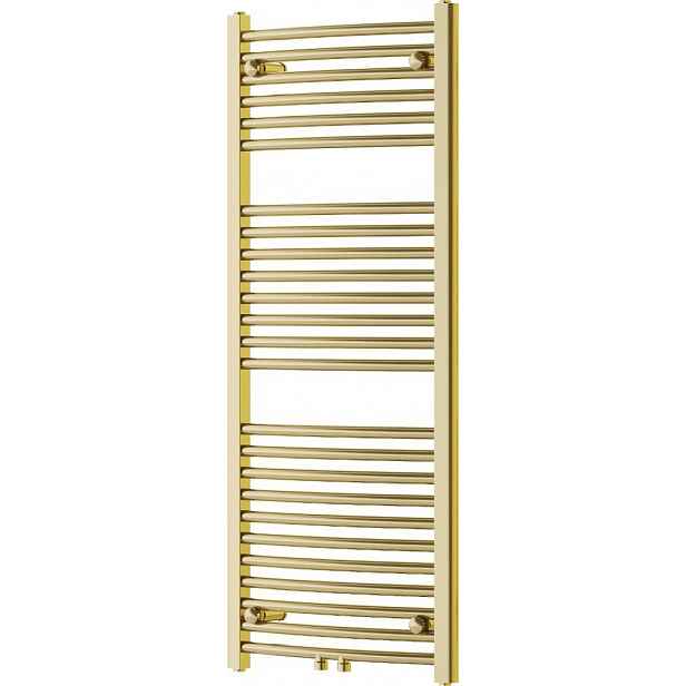 MEXEN - Ares otopný žebřík/radiátor 1200x500 mm, 420 W, zlatá W102-1200-500-00-50