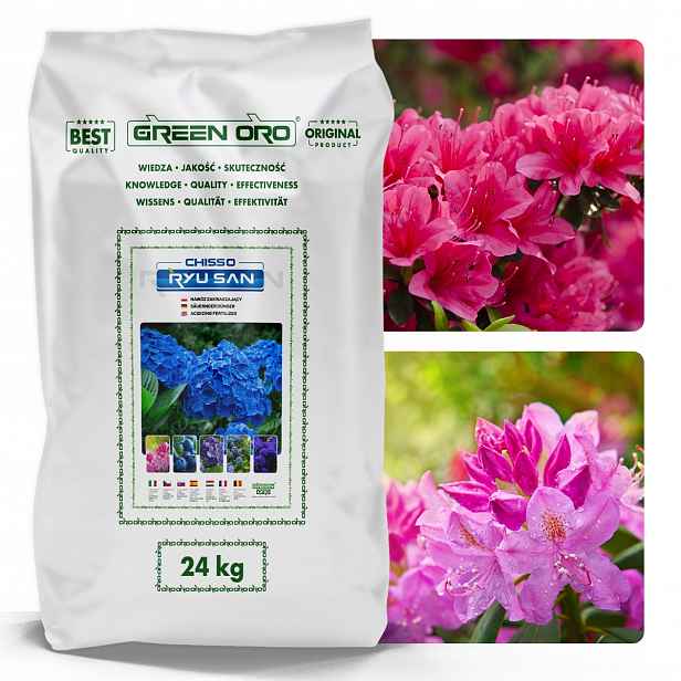 Podzimní okyselující hnojivo pro borůvky hortenzie rododendronů azalky 24 kg