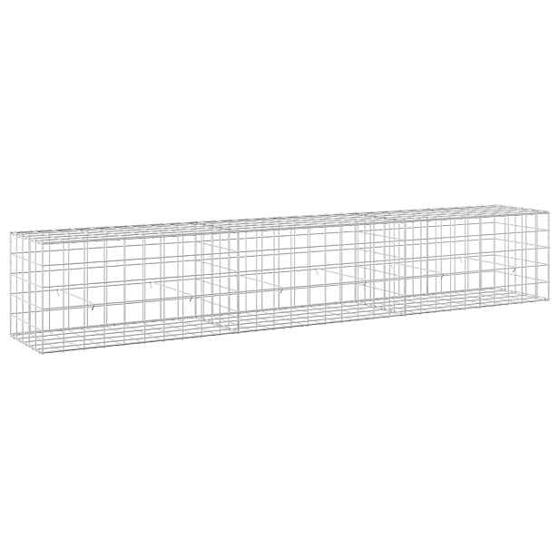 vidaXL Gabion s drátem 3,5 mm a síťkou 10x10 cm 300x50x50 cm