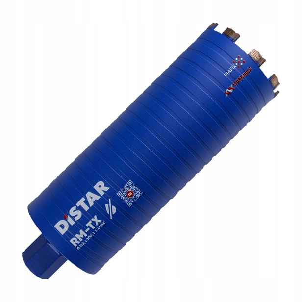 Diamantová korunka Distar Rm-tx 120 mm 1 1/4 Unc pro betonu