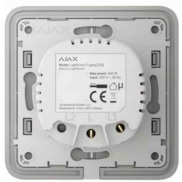 Modul pro ovládání osvětlení LightCore 2-gang Ajax Systems 83428.142.NC