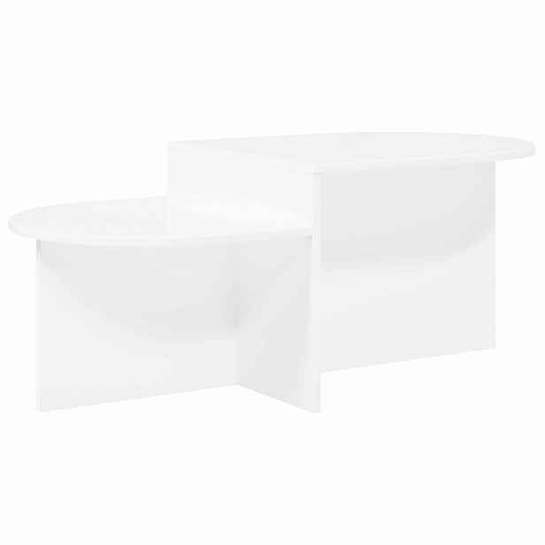 vidaXL Konferenční stolek Bílá 100 x 50 x 40 cm Kompozitní dřevo