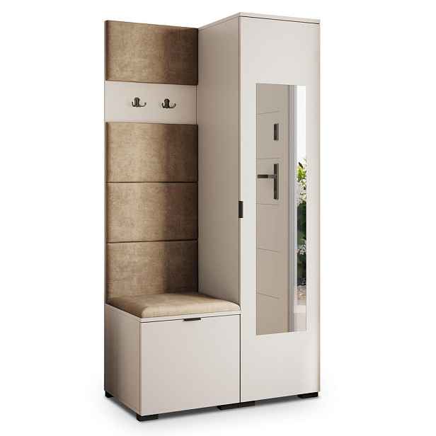 MASSENO MODERNÍ PŘEDSÍŇOVÁ SESTAVA VIRA, 95/181/51 cm, kašmírová