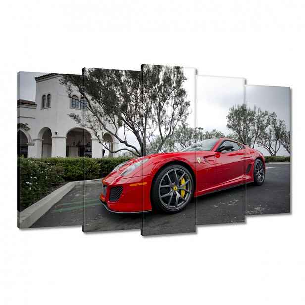 Obrazy 100x60 Červené auto Ferrari