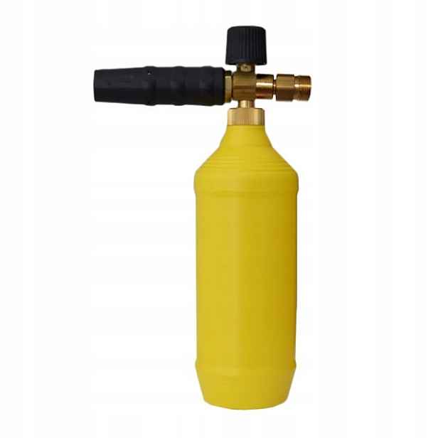 Pěnová lanka, pěnovačka Yellow 1l 1,25 mm M22x1,5 Ag Kranzle