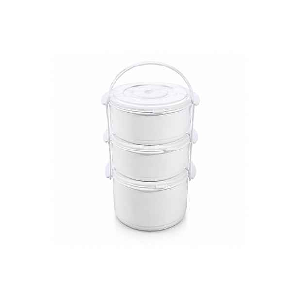 PROHOME - Jídlonosič 3dílný 2 x 1l a 1 x 1,7l různé barvy