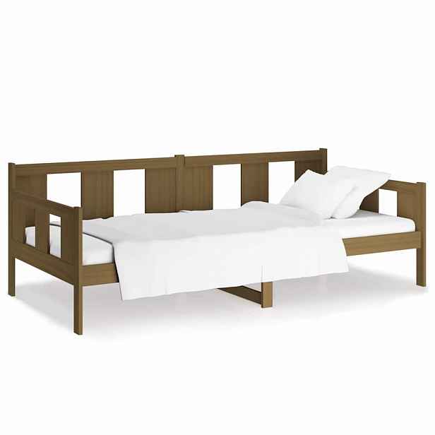 vidaXL Válenda medově hnědá masivní borové dřevo 90 x 190 cm