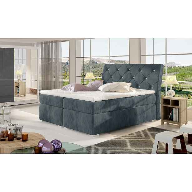Boxspring Balvin Rozměr: 160 x 200 cm, látka: Paros 06