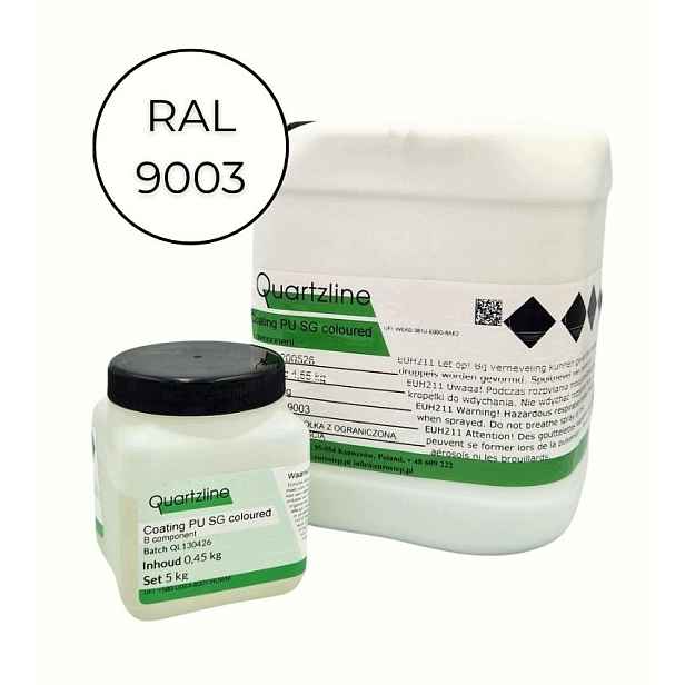 Elastický polyuretanový lak Coating Pu Sg Coloured RAL9003signal white