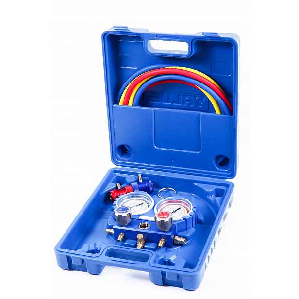 Sada manometrů Value VMG-2-R134a rychlospojky