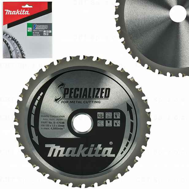 Výkonný Řezný Kotouč Na Kov 150X20MM 32 Zubů Specialized Pilový Kotouč