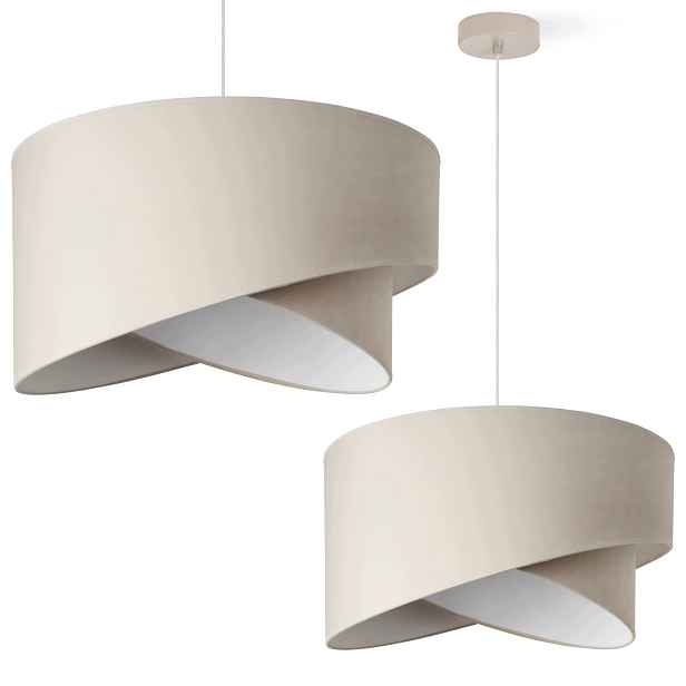 Závěsná Stropní Lustrová Lampa S Kašmírovým Stínidlem, Béžová Barva Do Ložnice
