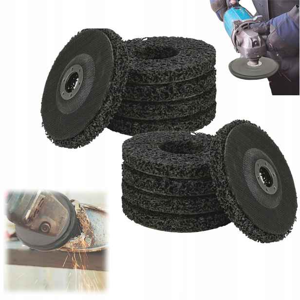 Kotouč 125 MM Pro Hrubé Čištění S Talířem Otvor 10 Ks