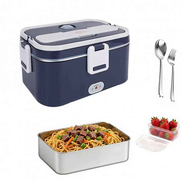 Elektrický Obědový Box Ohřívač Oběda Do Auta, Domu 1.8 L 22*15*12 CM