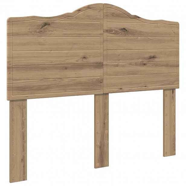 vidaXL Čelo postele Artisanový dub Kompozitní dřevo