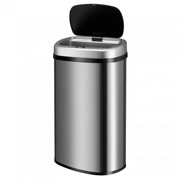 Automatický odpadkový koš 50 l s pohybovým senzorem, nerez