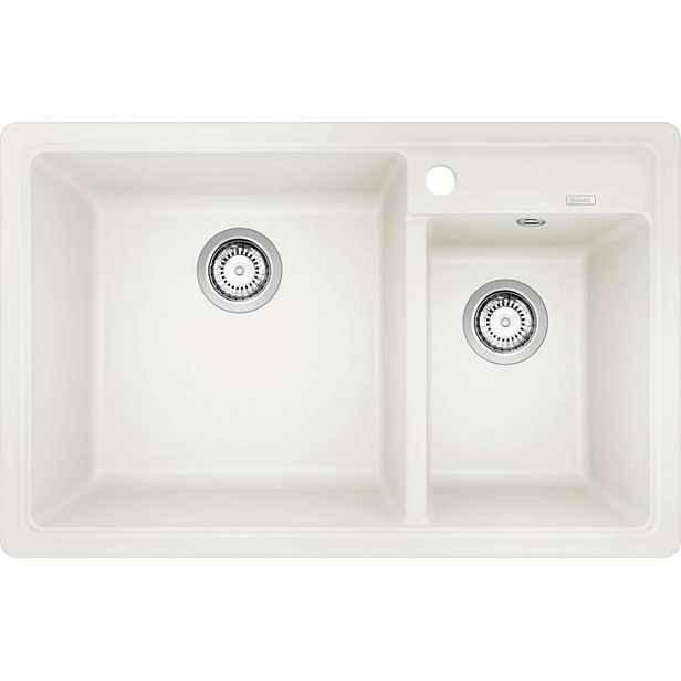 Blanco Legra 8 - Silgranitový dřez, 78x50 cm, bílá 526226