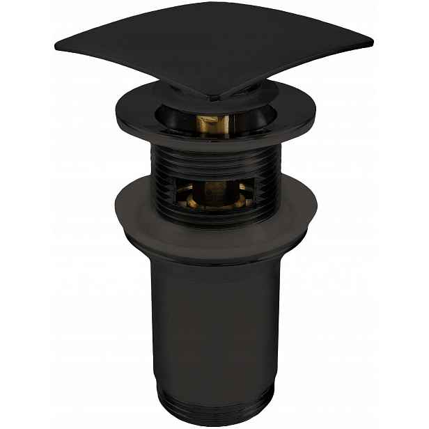 Deante Zátka Click-Clack pro umyvadlo/bidet černá nero NHC_N11U