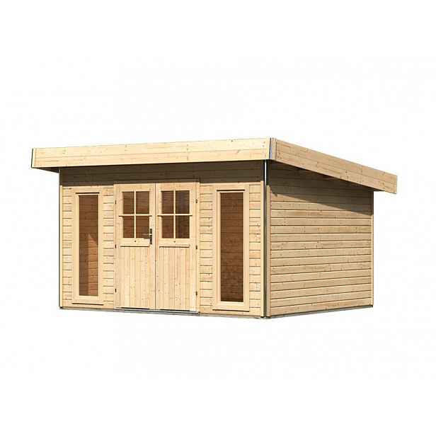 Dřevěný zahradní domek 369 x 309 cm