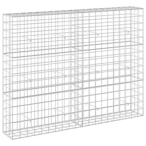 vidaXL Gabion s drátem 3,5 mm a síťkou 10x10 cm 200x30x150 cm