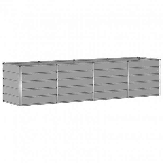 vidaXL Truhlík Světle šedá 320 x 80 x 75 cm Ocel