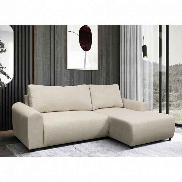MID.YOU ROHOVÁ SEDAČKA, textil, béžová