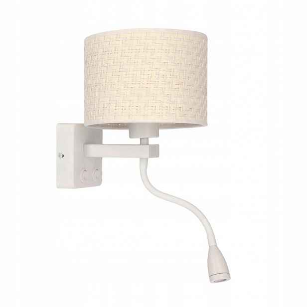 Hotelová nástěnná lampa s Led raménkem a vypínačem Polo 21-27665 Candellux