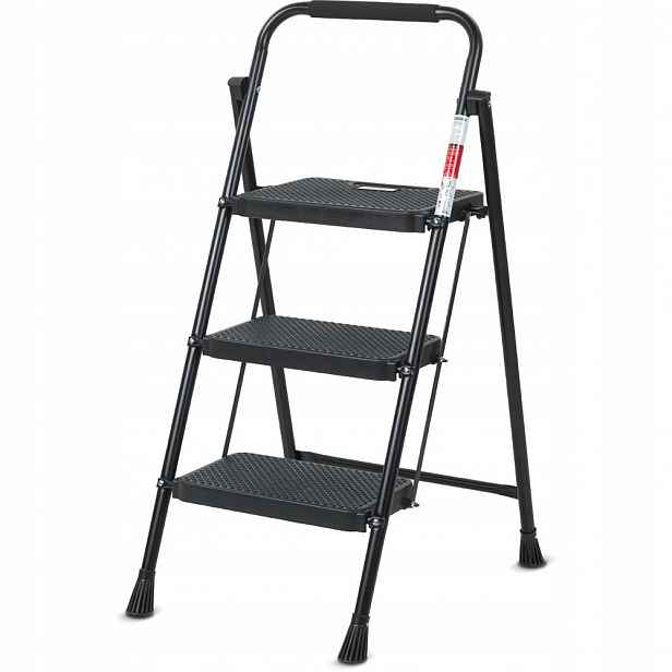 Ocelové schůdky Lamart LT8097 Schůdky 3 stupně Eurostep