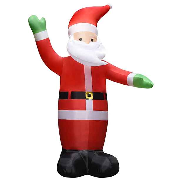 vidaXL Nafukovací santa claus s LED vánoční dekorace IP44 4,5 m