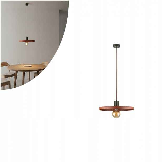 Závěsná cihlová lampa Sila Green Brick nad jídelní stůl Tk Lighting