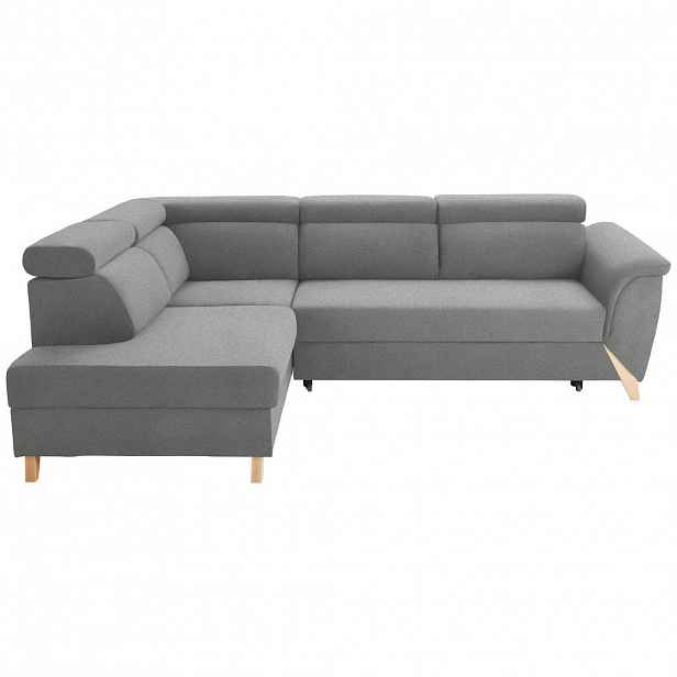 Stylife ROHOVÁ SEDAČKA, textil, šedá