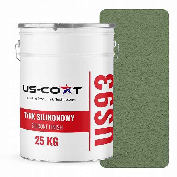 Silikonová Omítka Barva Zelená Tmavá F476 25KG Beránek Granulace 3.0mm