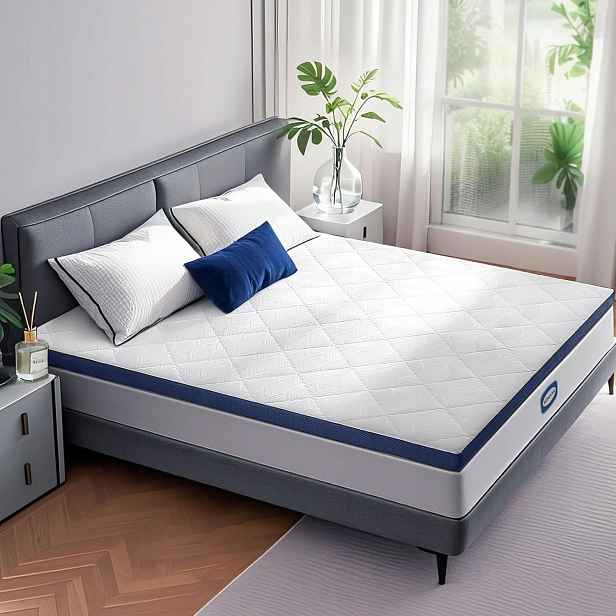 Topper na matrace 90 x 200 cm Sezmoonsi TH2410 studená antialergická pěna
