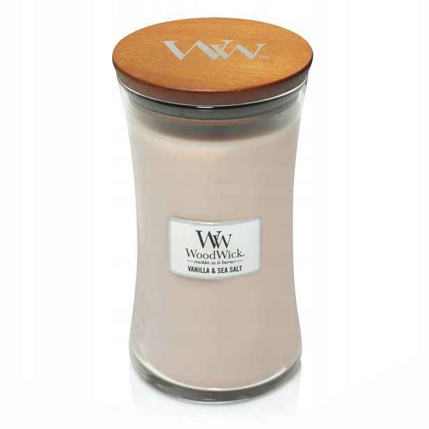 Elipsová svíčka Vanilla & Sea Salt Woodwick